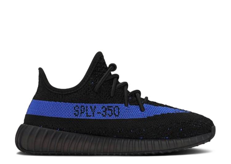 【 ADIDAS YEEZY BOOST 350 V2 KIDS 'DAZZLING BLUE' / CORE BLACK DAZZLING BLUE CORE 】 アディダス ブースト コア 黒色 ブラック 青色 ブルー ジュニア キッズ ベビー マタニティ スニーカー|スニケス