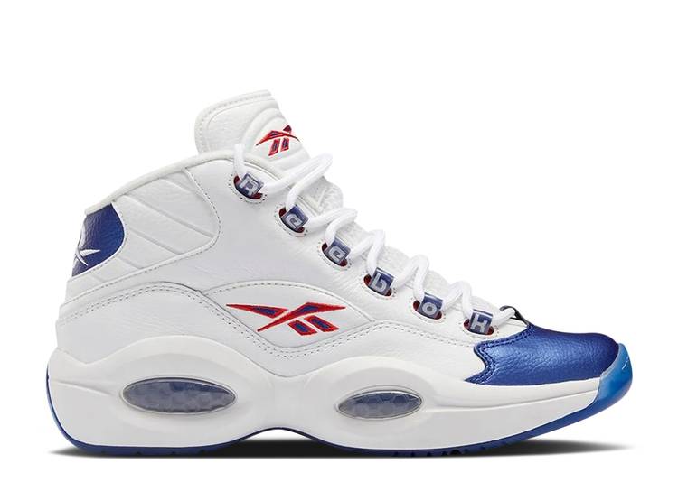 【 REEBOK QUESTION MID \u0027BLUE TOE\u0027 2022 / 3 12 22 】 リーボック 問い合わせ ミッド クエスチョンミッド スニーカー メンズ