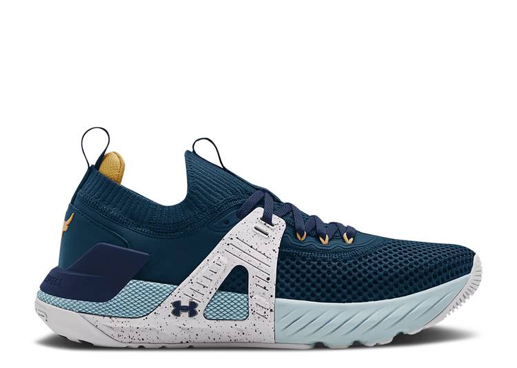【 UNDER ARMOUR PROJECT ROCK 4 \u0027DEEP SEA\u0027 / DEEP SEA BREAKER BLUE 】 ディープ 青味 青味 アンダーアーマー スニーカー メンズ
