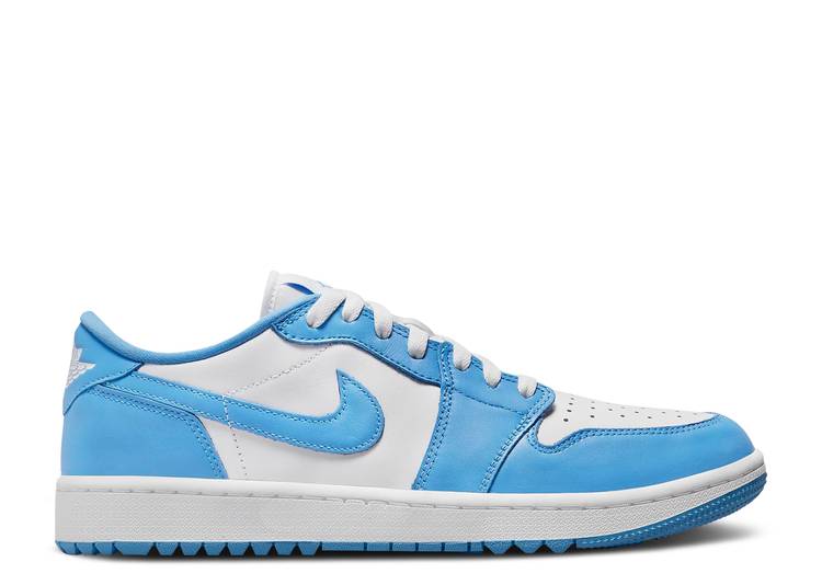 【 AIR JORDAN JORDAN 1 LOW GOLF UNC / WHITE UNIVERSITY BLUE 】 ナイキ ゴルフ 白色 ホワイト 青色 ブルー エアジョーダン スニーカー メンズ