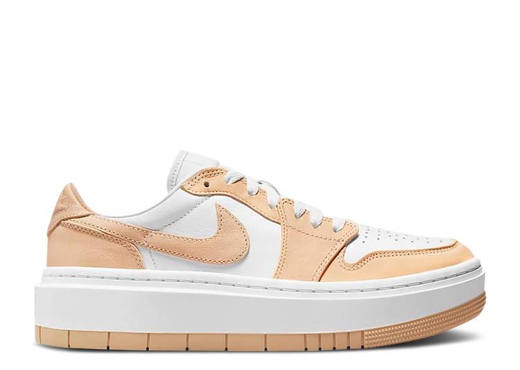 【 AIR JORDAN WMNS JORDAN 1 ELEVATE LOW \u0027WHITE ONYX\u0027 / WHITE WHITE WHITE ONYX 】 ナイキ 白いこと 白いこと エアジョーダン スニーカー レディース