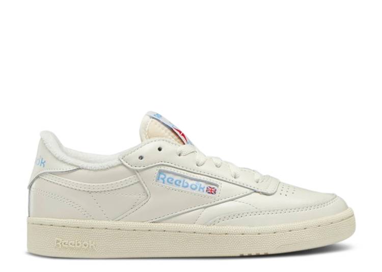 【 REEBOK WMNS CLUB C 85 'CHALK SKY BLUE' / CHALK ALABASTER SKY BLUE 】 リーボック クラブ スカイ 青色 ブルー スニーカー レディース