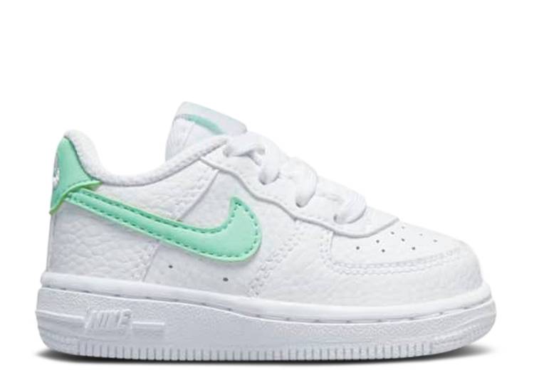 【 NIKE FORCE 1 TD \u0027WHITE MINT FOAM\u0027 / WHITE MINT FOAM 】 白いこと 白いこと もの言う花 ナイキ