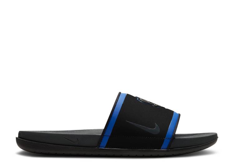 【 NIKE NFL X OFFCOURT SLIDE LOS ANGELES RAMS 2022 / BLACK HYPER ROYAL MIDWEST GOLD 】 サンダル ラムズ 黒色 ブラック ゴールド ロサンゼルス スニーカー メンズ ナイキ