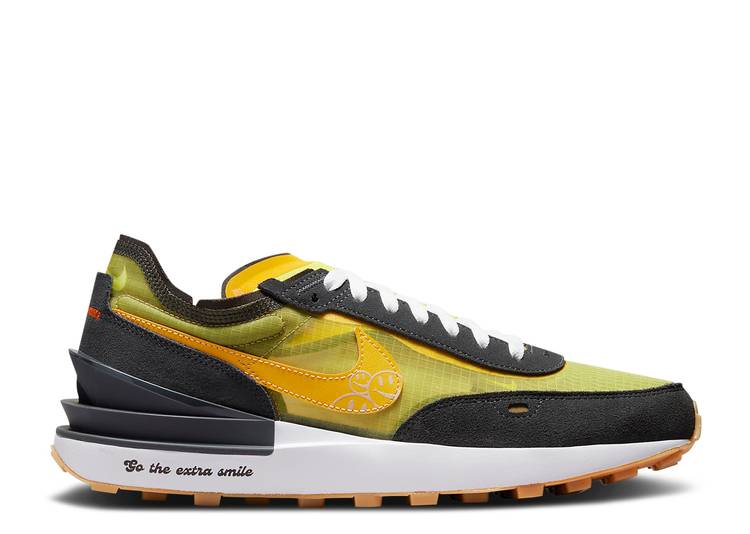 【 NIKE WAFFLE ONE SE 'GO THE EXTRA SMILE' / YELLOW STRIKE ANTHRACITE WHITE 】 ワッフル 黄色 イエロー ストライク 白色 ホワイト スニーカー メンズ ナイキ|スニケス