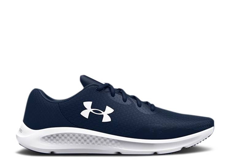 【 UNDER ARMOUR CHARGED PURSUIT 3 'ACADEMY' / ACADEMY WHITE 】 アカデミー 白色 ホワイト アンダーアーマー スニーカー メンズ