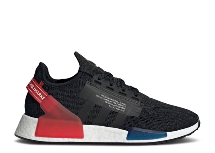 【 ADIDAS NMD_R1 V2 CORE BLACK / CORE BLACK CORE BLACK CLOUD 】 アディダス コア 黒色 ブラック スニーカー メンズ