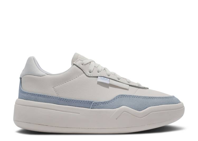 【 ADIDAS WMNS HER COURT 'OFF WHITE TECH EMERALD' / OFF WHITE CLOUD WHITE TECH 】 アディダス コート 白色 ホワイト テック スニーカー レディース｜スニケス