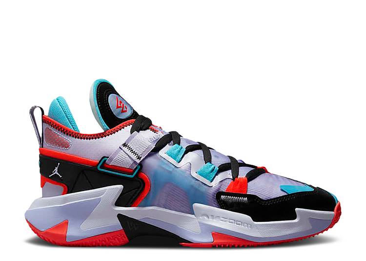 【 AIR JORDAN JORDAN WHY NOT ZER0.5 PF 'CHILDHOOD' / AMETHYST TINT BLACK CHLORINE 】 ナイキ 黒色 ブラック エアジョーダン スニーカー メンズ｜スニケス