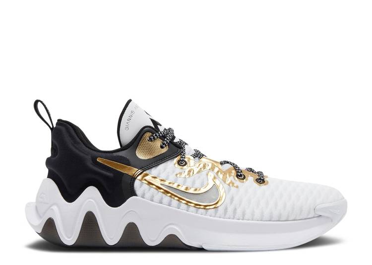 【 NIKE GIANNIS IMMORTALITY EP CHAMPIONSHIP / WHITE METALLIC GOLD BLACK 】 白色 ホワイト ゴールド 黒色 ブラック スニーカー メンズ ナイキ