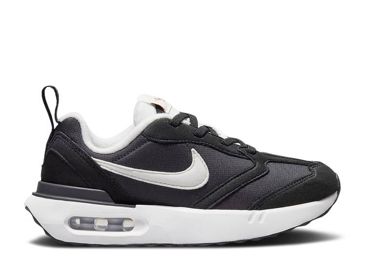 【 NIKE AIR MAX DAWN PS 'BLACK WHITE' / BLACK METALLIC SILVER TOTAL 】 マックス 黒色 ブラック 銀色 シルバー エアマックス ジュニア キッズ ベビー マタニティ スニーカー ナイキ｜スニケス