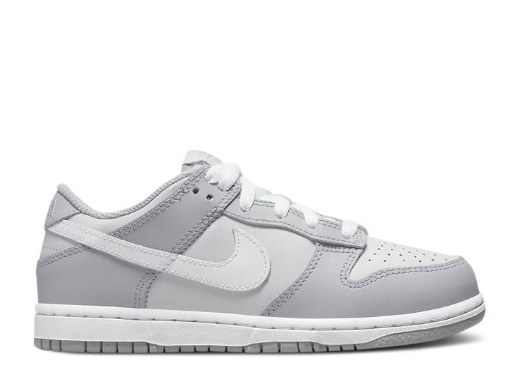 【 NIKE DUNK LOW PS 'WOLF GREY' / PURE PLATINUM WOLF GREY WHITE 】 ダンク ピュア プラチナム 灰色 グレー 白色 ホワイト ダンクロー ジュニア キッズ ベビー マタニティ スニーカー ナイキ