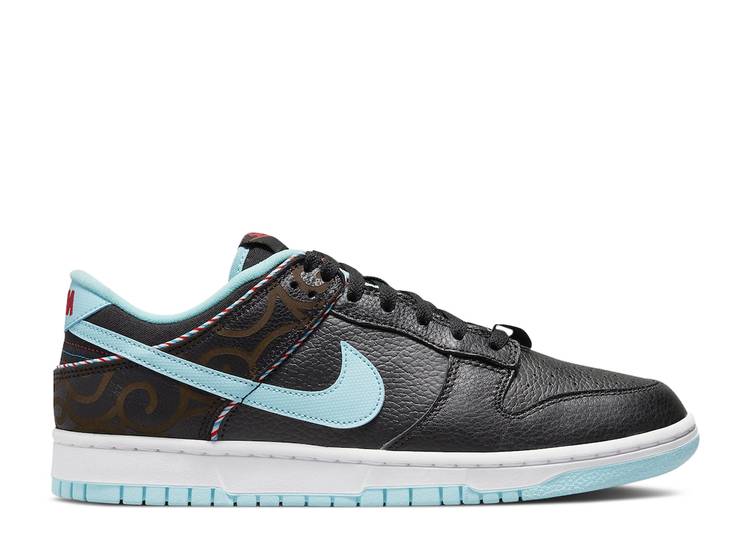【 NIKE DUNK LOW SE 'BARBER SHOP - BLACK' / BLACK COPA WHITE CHILE RED 】 ダンク 黒色 ブラック 白色 ホワイト 赤 レッド ダンクロー スニーカー メンズ ナイキ|スニケス