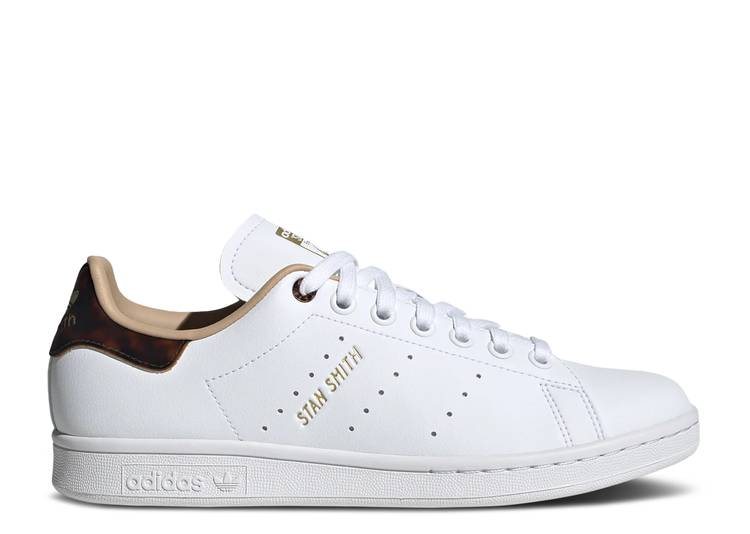 【 ADIDAS WMNS STAN SMITH \u0027WHITE PALE NUDE\u0027 / CLOUD WHITE MATTE GOLD PALE NUDE 】 アディダス 白いこと 白いこと ゴールド 観点仕損ない スニーカー レディース