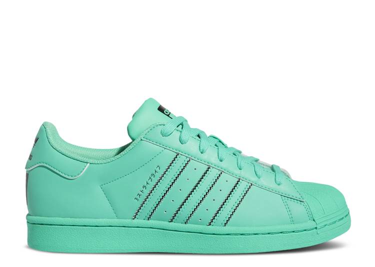 【 ADIDAS SUPERSTAR 'HI-RES GREEN' / HI RES GREEN CORE BLACK HI RES 】 アディダス スーパースター 緑 グリーン コア 黒色 ブラック 'HIRES スニーカー メンズ 69,190円