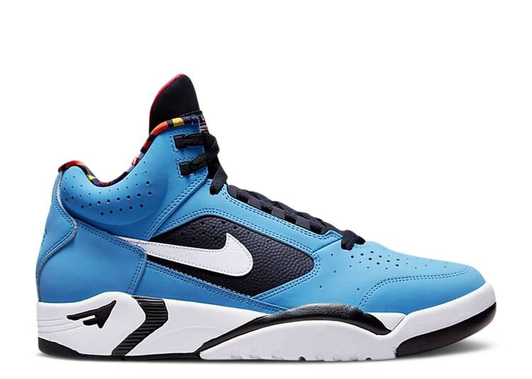 【 NIKE AIR FLIGHT LITE MID 'HOOPS PACK - UNIVERSITY BLUE' / UNIVERSITY BLUE UNIVERSITY RED 】 フライト ライト ミッド 青色 ブルー 赤 レッド スニーカー メンズ ナイキ