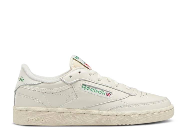 【 REEBOK WMNS CLUB C 85 'CHALK GLEN GREEN' / CHALK ALABASTER GLEN GREEN 】 リーボック クラブ 緑 グリーン スニーカー レディース｜スニケス
