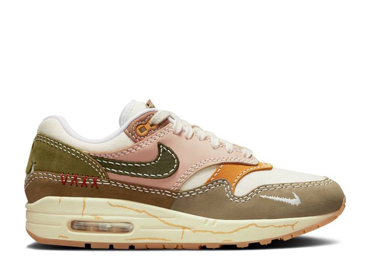 【 NIKE WMNS AIR MAX 1 PREMIUM \u0027AIR DAY - WABI-SABI\u0027 / 3 26 22 】 マックス 割り増し金 大気圏マックス \u0027大気圏マックス WABISABI\u0027 スニーカー レディース メンズ ナイキ