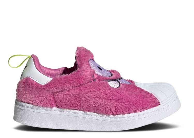 【 ADIDAS KEVIN LYONS X SUPERSTAR 360 J 'MONSTER FACE' / CLEAR PINK SHADOW NAVY CLOUD 】 アディダス ケビン スーパースター ピンク シャドー シャドウ 紺色 ネイビー ジュニア キッズ ベビー マタニティ スニー