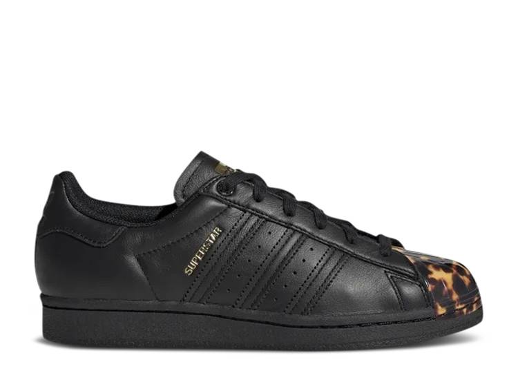 【 ADIDAS WMNS SUPERSTAR 'TORTOISE' / CORE BLACK CLEAR SKY GOLD 】 アディダス スーパースター コア 黒色 ブラック スカイ ゴールド スニーカー レディース