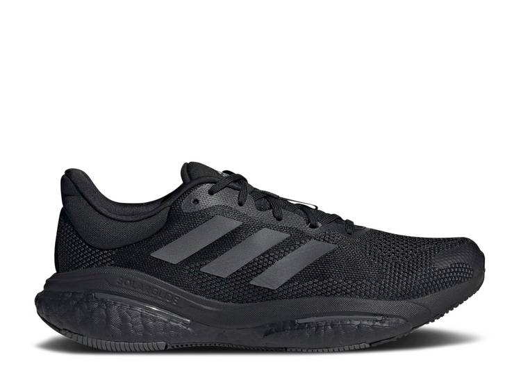【 ADIDAS SOLARGLIDE 5 'BLACK CARBON' / CORE BLACK GREY SIX CARBON 】 アディダス コア 黒色 ブラック 灰色 グレー カーボン スニーカー メンズ|スニケス