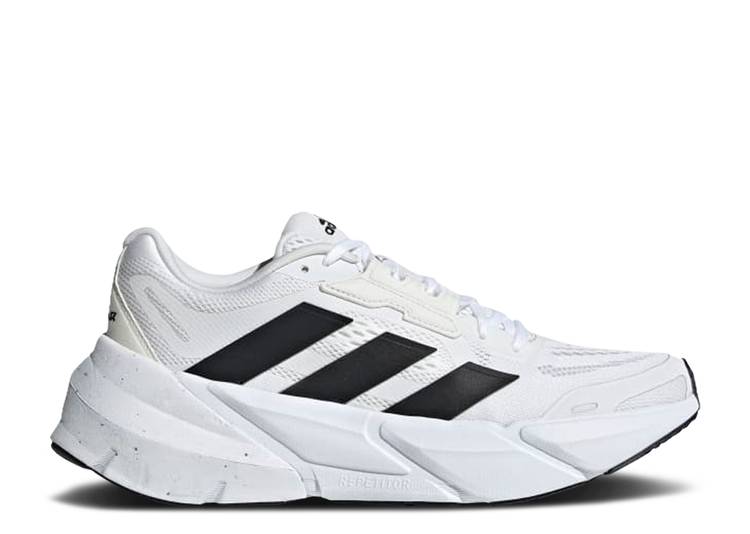 【 ADIDAS WMNS ADISTAR \u0027WHITE BLACK\u0027 / CLOUD WHITE CORE BLACK CRYSTAL 】 アディダス 白いこと 白いこと 中核グループ 黒いこと 黒いこと スニーカー レディース
