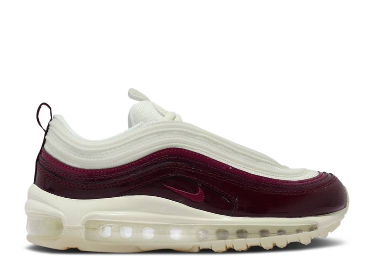 【 NIKE WMNS AIR MAX 97 \u0027DARK BEETROOT\u0027 / COCONUT MILK DARK BEETROOT 】 マックス エア湖マックス スニーカー レディース ナイキ