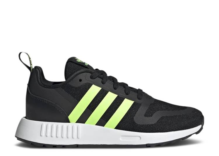 【 ADIDAS MULTIX J 'BLACK SIGNAL GREEN' / CORE BLACK SIGNAL GREEN CLOUD 】 アディダス コア 黒色 ブラック 緑 グリーン ジュニア キッズ ベビー マタニティ スニーカー｜スニケス