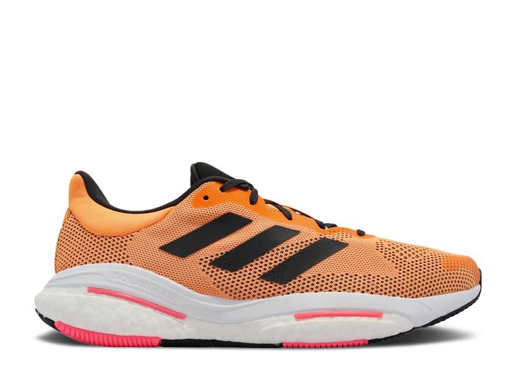 【 ADIDAS SOLARGLIDE 5 'FLASH ORANGE TURBO' / FLASH ORANGE CARBON TURBO 】 アディダス 橙 オレンジ カーボン ターボ スニーカー メンズ｜スニケス