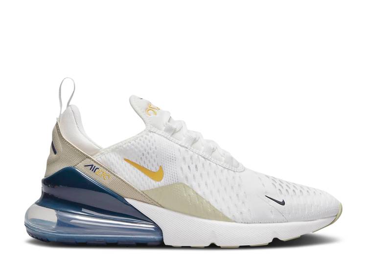 【 NIKE WMNS AIR MAX 270 ESSENTIAL \u0027WHITE ARMORY NAVY\u0027 / SUMMIT WHITE LIGHT STONE ARMORY 】 マックス 白いこと 白いこと 大気圏マックス スニーカー レディース ナイキ