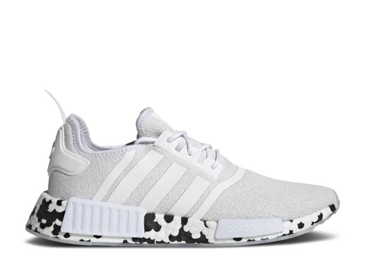 【 ADIDAS NMD_R1 \u0027COLOR SPLASH - CLOUD WHITE\u0027 / CLOUD WHITE CLOUD WHITE CORE 】 アディダス 白いこと 白いこと 中核グループ スニーカー メンズ 靴-スニーカー
