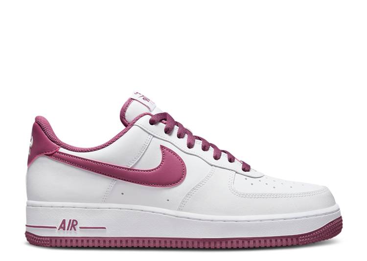【 NIKE AIR FORCE 1 '07 'LIGHT BORDEAUX' / WHITE LIGHT BORDEAUX 】 白色 ホワイト エアフォース スニーカー メンズ ナイキ|スニケス