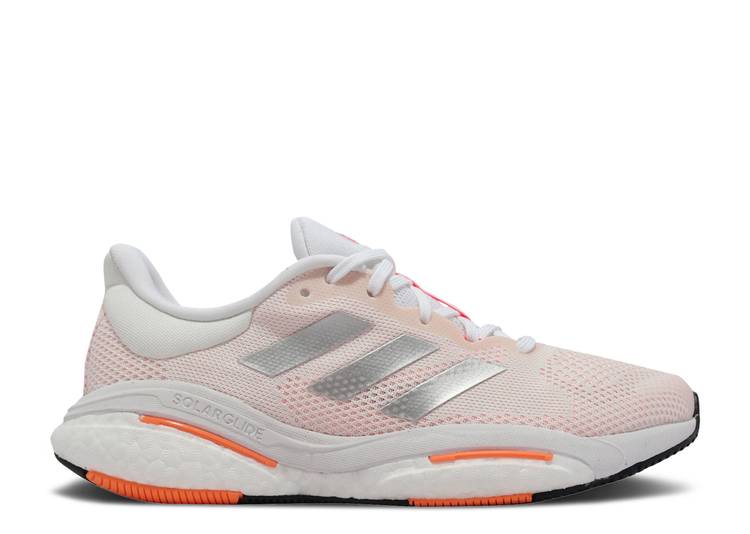【 ADIDAS WMNS SOLARGLIDE 5 \u0027WHITE SILVER METALLIC\u0027 / CORE WHITE SILVER METALLIC LIGHT 】 アディダス しろがね色 しろがね色 中核グループ 白いこと 白いこと スニーカー レディース