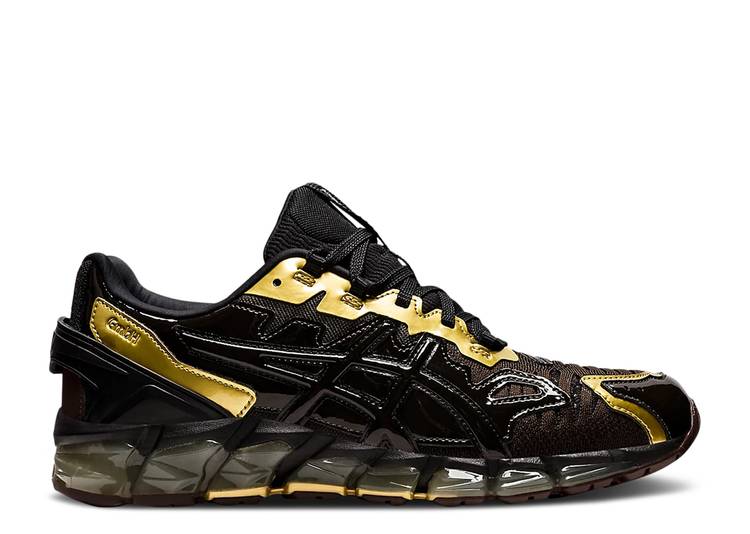 【 ASICS GMBH X GEL QUANTUM 360 6 RICH GOLD BLACK COFFEE / RICH GOLD BLACK COFFEE 】 ゴールド 黒色 ブラック スニーカー メンズ アシックス