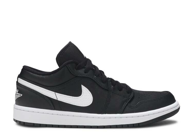 【 AIR JORDAN WMNS JORDAN 1 LOW BLACK / BLACK WHITE 】 ナイキ 黒色 ブラック 白色 ホワイト エアジョーダン スニーカー レディース