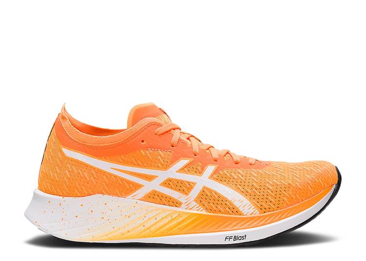 スニーカー アシックス Asics マジック スピード 橙 オレンジ 白色 ホワイト Orange Pop スニーカー レディース Speed Orange Asics Wmns Magic Pop White スニケス