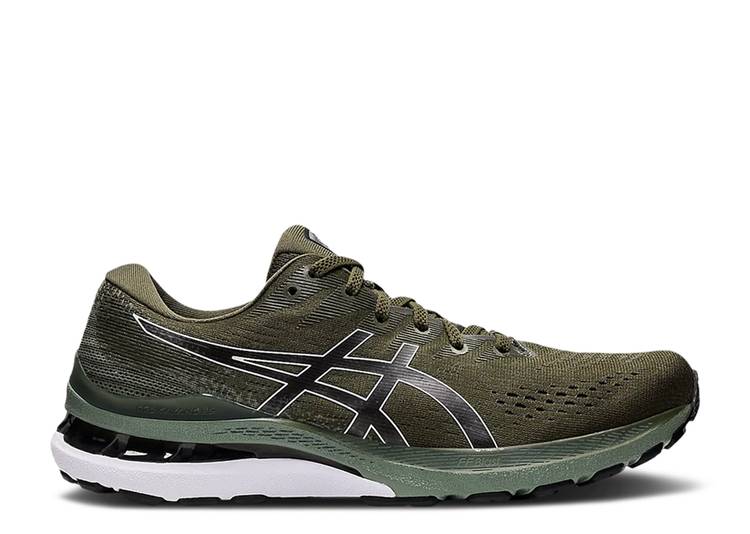 【 ASICS GEL KAYANO 28 'OLIVE CANVAS' / OLIVE CANVAS BLACK 】 オリーブ 黒色 ブラック スニーカー メンズ アシックス｜スニケス