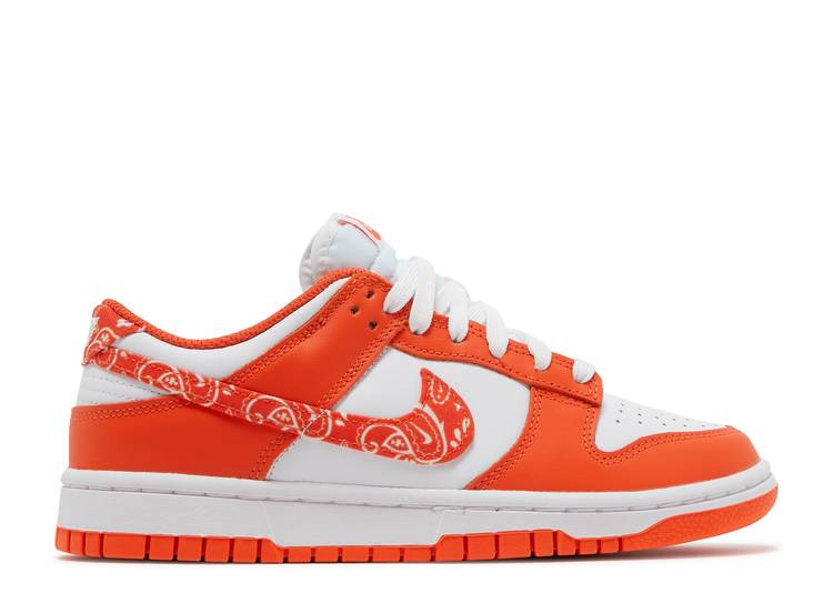 【 NIKE WMNS DUNK LOW \u0027ORANGE PAISLEY\u0027 / ORANGE 】 ダンク 橙 オレンジ色 ダンクロー スニーカー レディース ナイキ