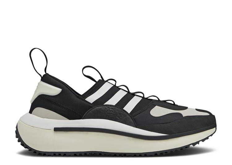 【 ADIDAS Y-3 QISAN COZY 'BLACK CHALK PEARL' / BLACK CORE WHITE CHALK PEARL 】 アディダス 黒色 ブラック コア 白色 ホワイト パール スニーカー メンズ｜スニケス