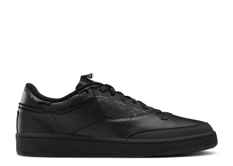 【 REEBOK MAISON MARGIELA X CLUB C 'MEMORY OF - BLACK' / BLACK FOOTWEAR WHITE BLACK 】 リーボック クラブ 黒色 ブラック 白色 ホワイト スニーカー メンズ