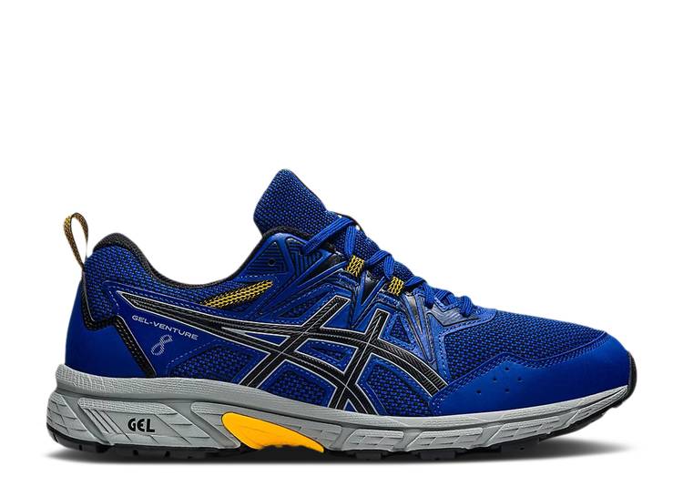 【 ASICS GEL 8 'MONACO BLUE' / MONACO BLUE BLACK 】 青色 ブルー 黒色 ブラック スニーカー メンズ アシックス