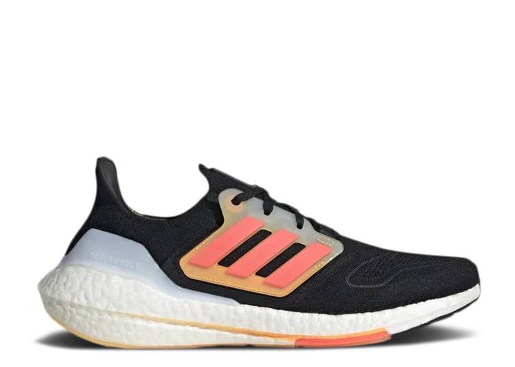 【 ADIDAS ULTRABOOST 22 'BLACK FLASH ORANGE' / CORE BLACK TURBO FLASH ORANGE 】 アディダス コア 黒色 ブラック ターボ 橙 オレンジ スニーカー メンズ
