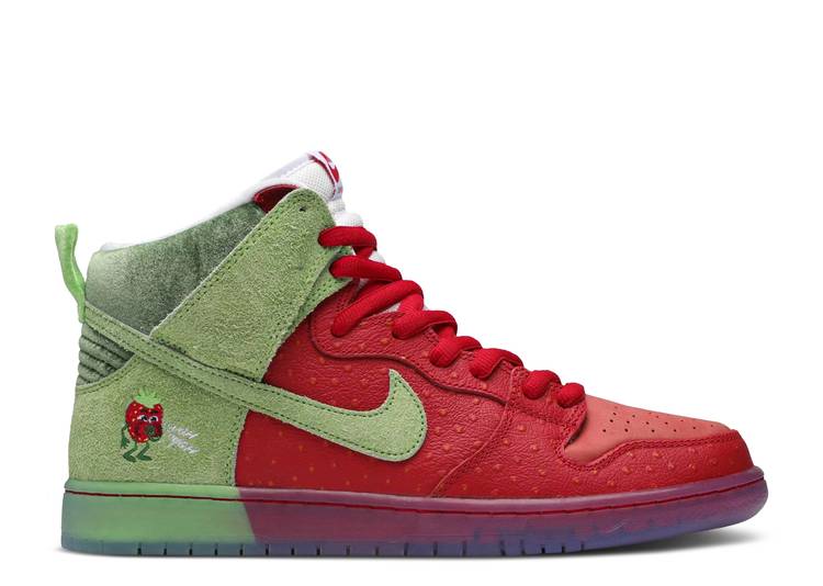 【 NIKE DUNK HIGH SB \u0027STRAWBERRY COUGH\u0027 SPECIAL BOX / UNIVERSITY RED SPINACH GREEN 】 ダンク ご機嫌 エスビー 特別 ボックス席 赤 赤いこと 緑 緑であること ダンクハイ スニーカー メンズ ナイキ