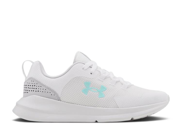 【 UNDER ARMOUR WMNS ESSENTIAL 'WHITE BREEZE' / WHITE BREEZE 】 白色 ホワイト アンダーアーマー スニーカー レディース|スニケス