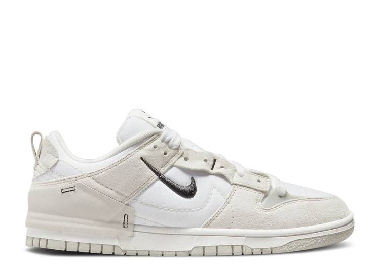 【 NIKE WMNS DUNK LOW DISRUPT 2 'PALE IVORY' / PALE IVORY WHITE BLACK 】 ダンク アイボリー 白色 ホワイト 黒色 ブラック ダンクロー スニーカー レディース ナイキ