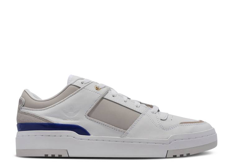 【 ADIDAS FORUM LUXE LOW 'WHITE GREY' / CLOUD WHITE GREY ONE COLLEGIATE 】 アディダス フォーラム 白色 ホワイト 灰色 グレー スニーカー メンズ