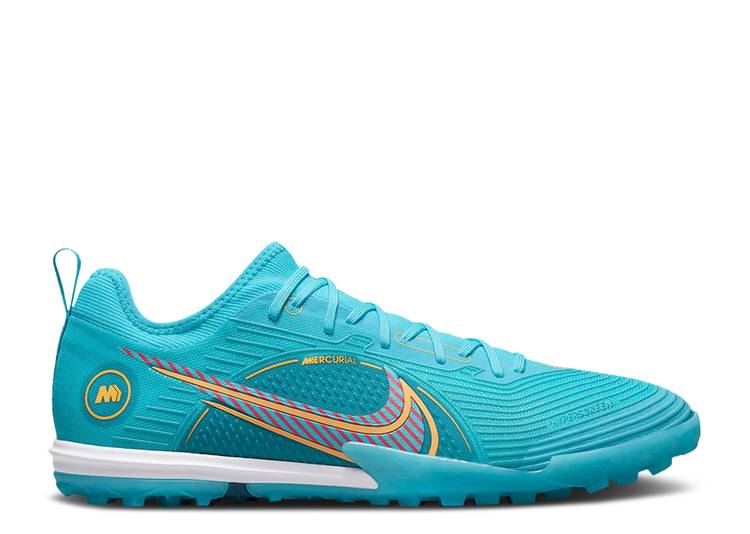 【 NIKE MERCURIAL AIR ZOOM VAPOR 14 PRO TF \u0027BLUEPRINT PACK\u0027 / CHLORINE BLUE MARINA LASER 】 望遠レンズ 労働者階級 青味 青み レーザ スニーカー メンズ ナイキ