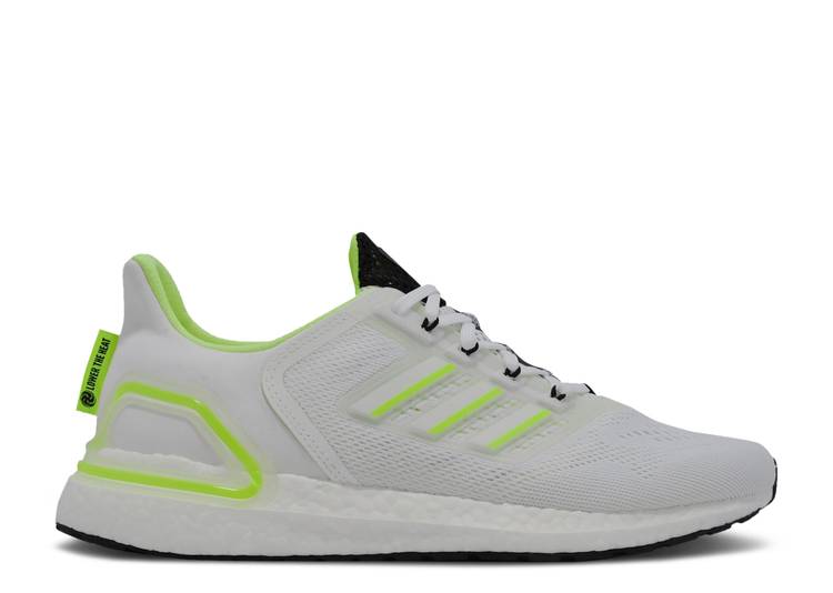 【 ADIDAS ULTRABOOST 20 LAB \u0027WHITE SOLAR YELLOW\u0027 / FOOTWEAR WHITE SOLAR YELLOW CORE 】 アディダス 白いこと 白いこと 黄味がかった 黄色 中核グループ スニーカー メンズ