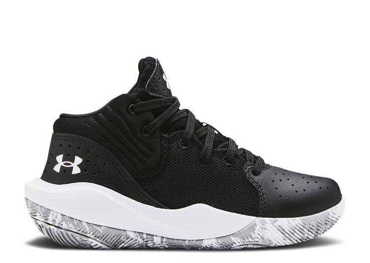 【 UNDER ARMOUR JET '21 PS 'BLACK WHITE CAMO' / BLACK WHITE 】 白色 ホワイト 黒色 ブラック アンダーアーマー ジュニア キッズ ベビー マタニティ スニーカー|スニケス