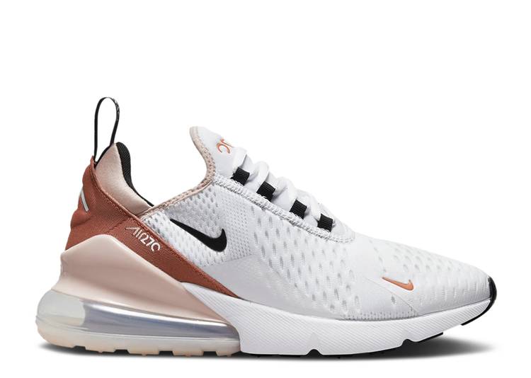 【 NIKE WMNS AIR MAX 270 \'WHITE BURNT SUNRISE\' / WHITE PINK OXFORD BURNT SUNRISE 】 マックス 白色 ホワイト ピンク オックスフォード エアマックス スニーカー レディース ナイキ|スニケス